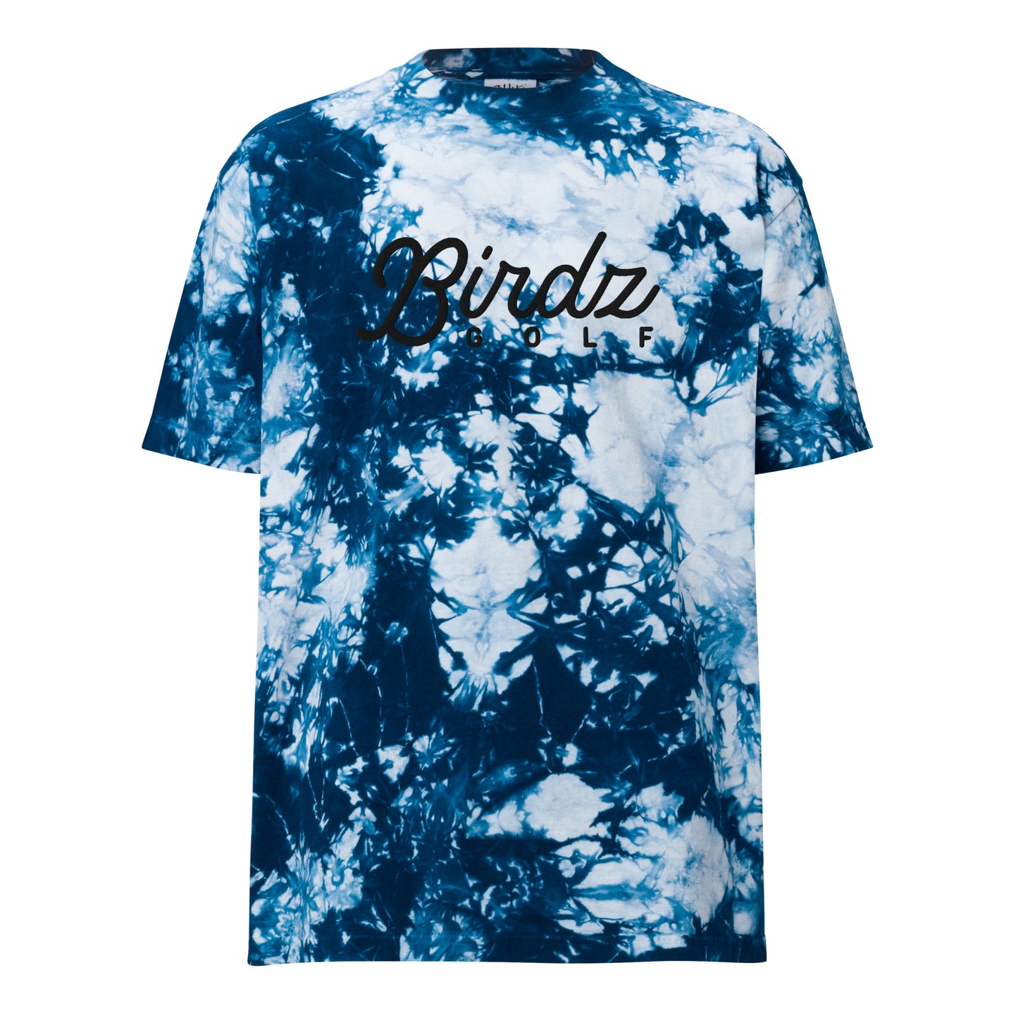 Oversized tie-dye t-shirt (Black Logo) - Birdz Golf - BIRDZ. ONLY.