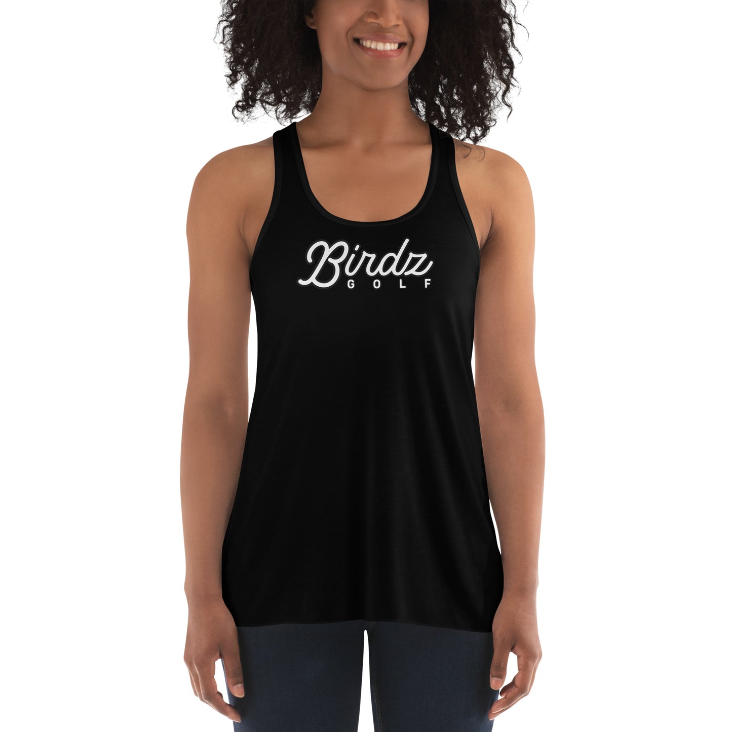 Women's Flowy Racerback Tank - Birdz Golf - BIRDZ. ONLY.