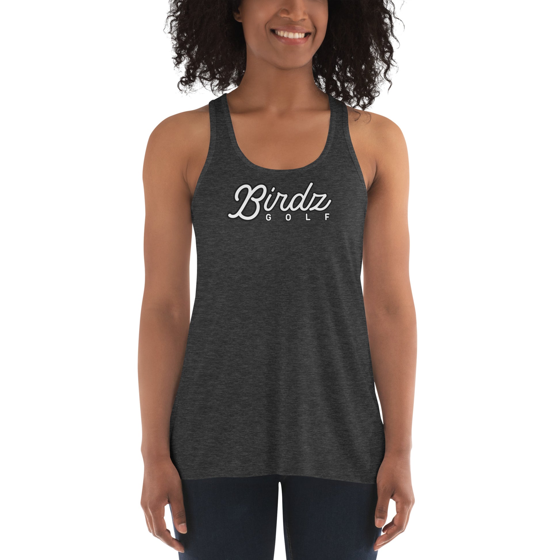 Women's Flowy Racerback Tank - Birdz Golf - BIRDZ. ONLY.