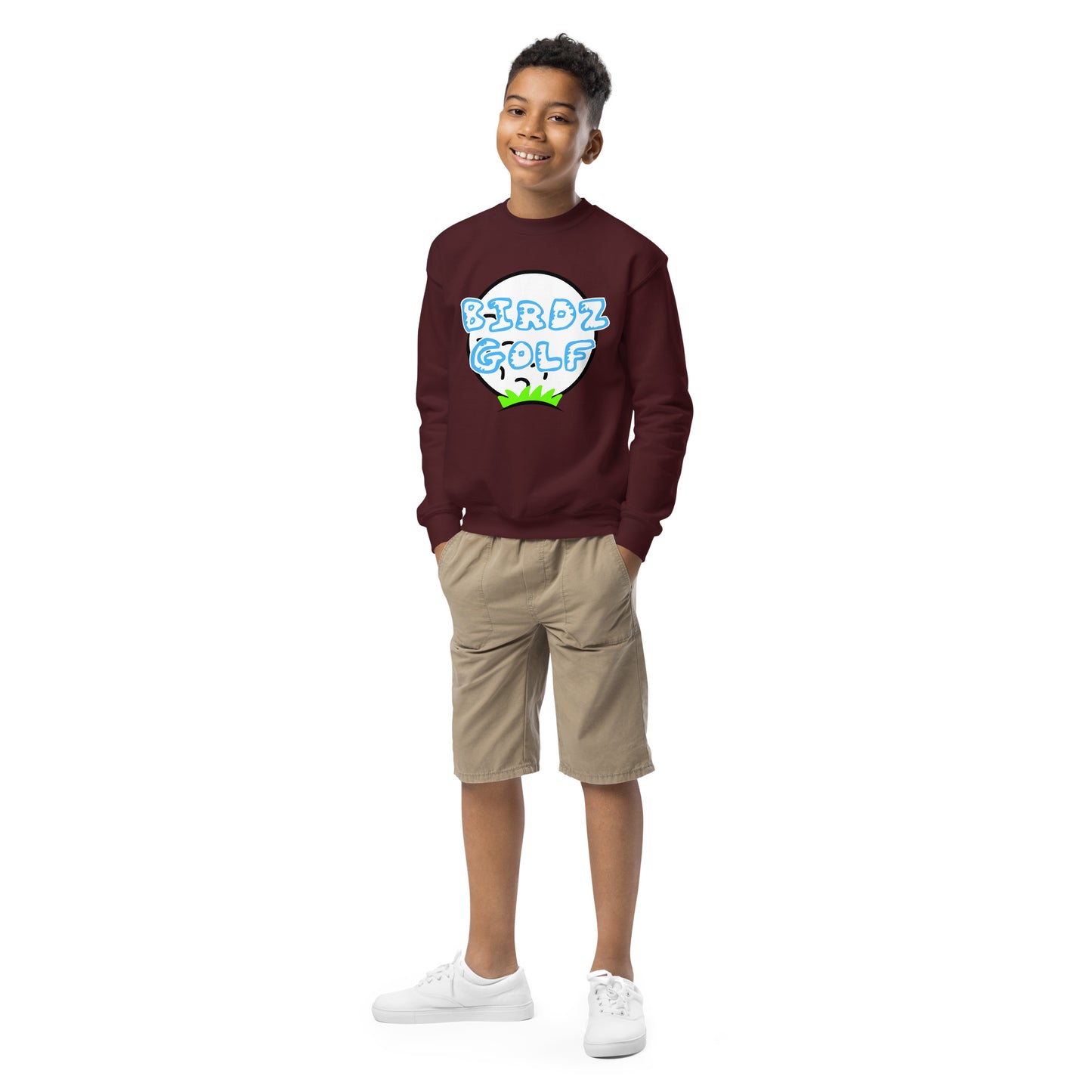 Birdz Golf Youth crewneck sweatshirt - Birdz Golf - BIRDZ. ONLY.