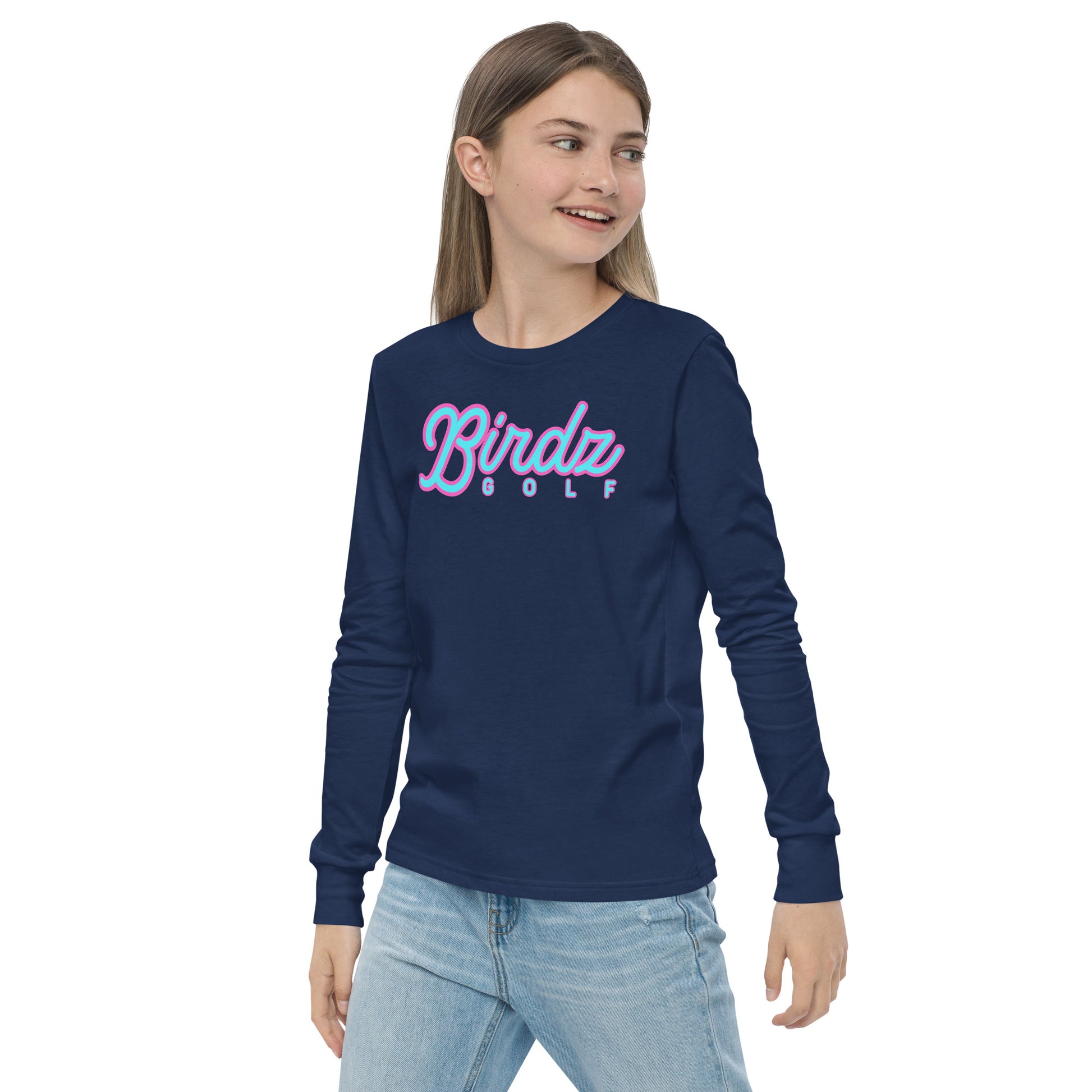 Youth long sleeve tee - Birdz Golf - BIRDZ. ONLY.